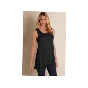 Soft Surroundings Black Timely Tank